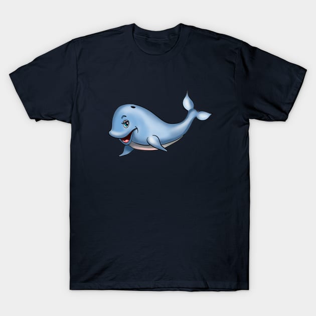 Whale t-shirt T-Shirt by KissedbyNature